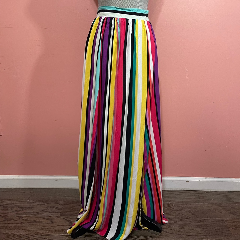 New York and Company long multicolored maxi skirt
